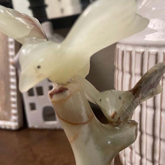 vintage onyx Birds on a tree - Picture 8 of 12